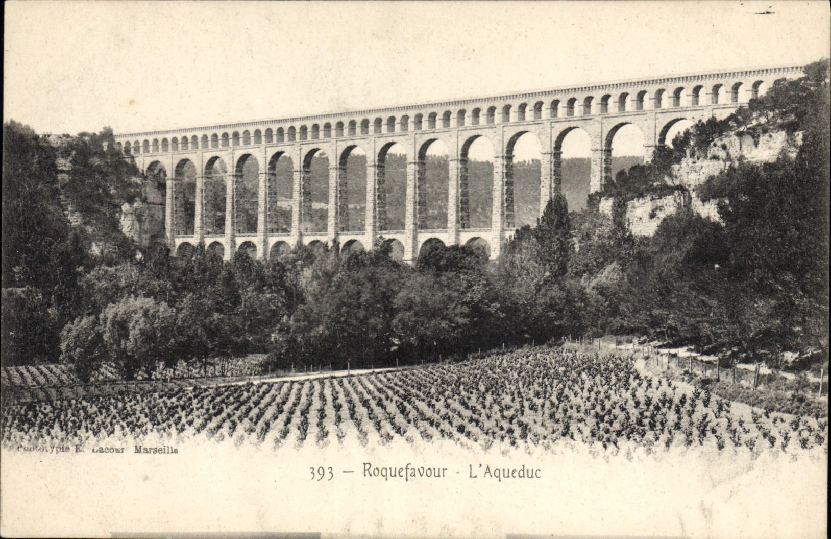 CPA Roquefavour l'Aqueduc 