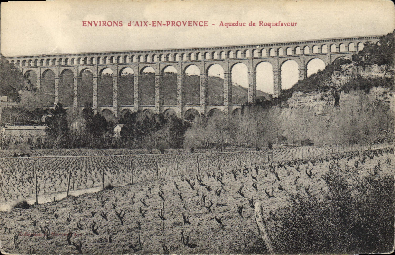 CPA Environs d'Aix en Provence Aqueduc de Roquefavour