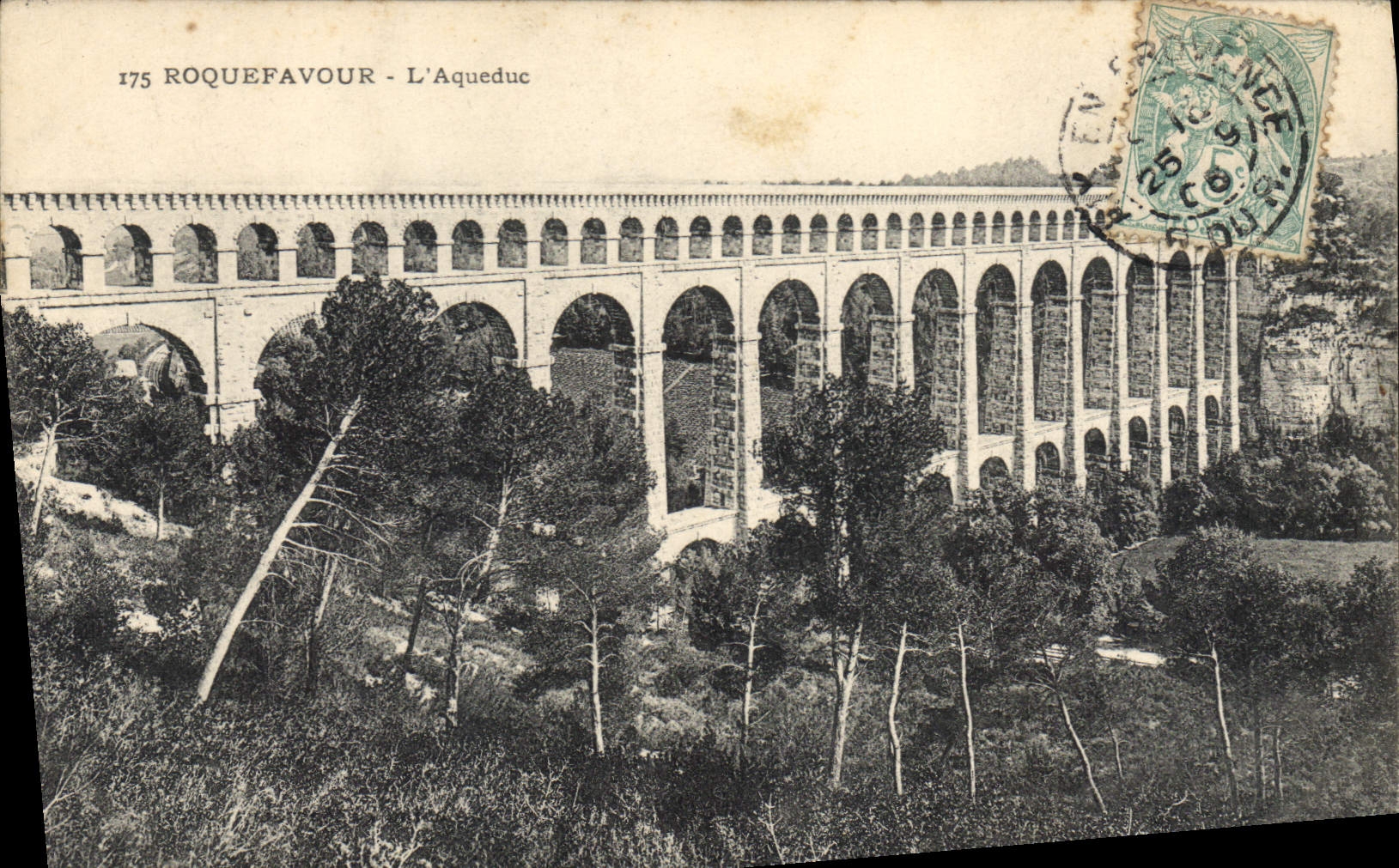 CPA Roquefavour l'Aqueduc 