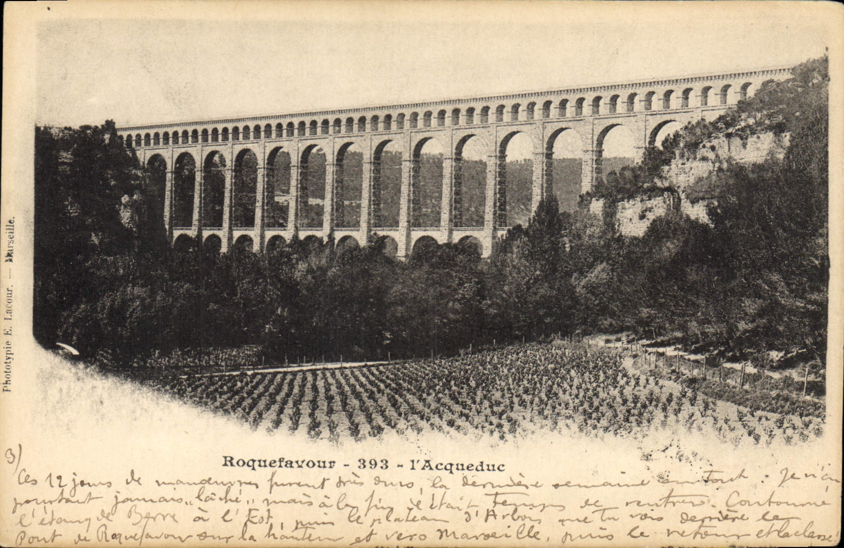 CPA Roquefavour l'Aqueduc 