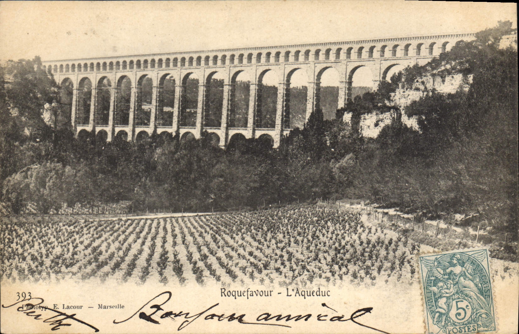 CPA Roquefavour l'Aqueduc 