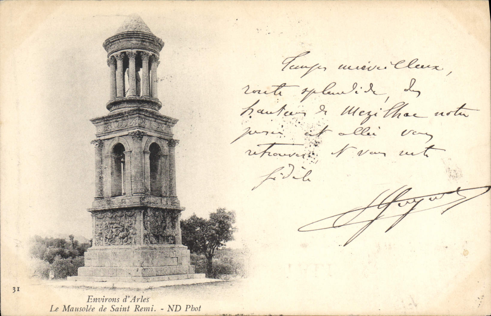 CPA Environs d'Arles Le Mausolee de Saint Remi