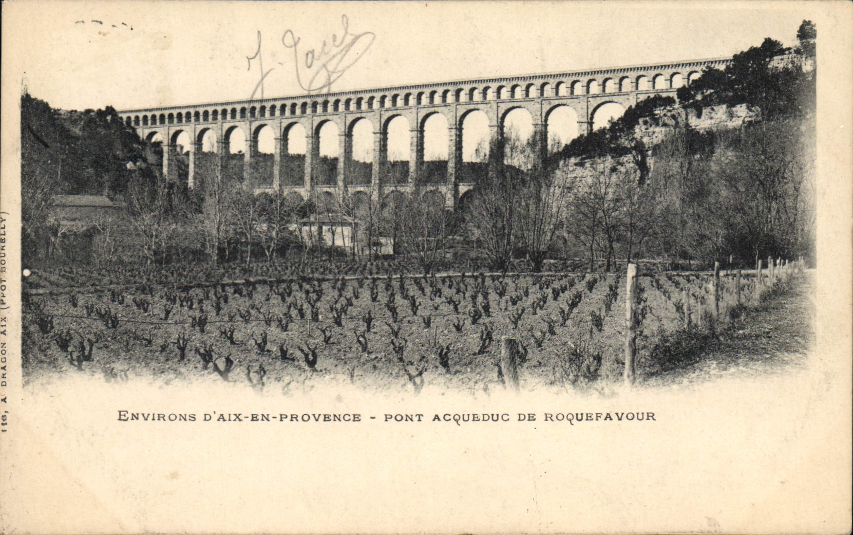 CPA Environs d'Aix en Provence Pont acqueduc de Roquefavour 