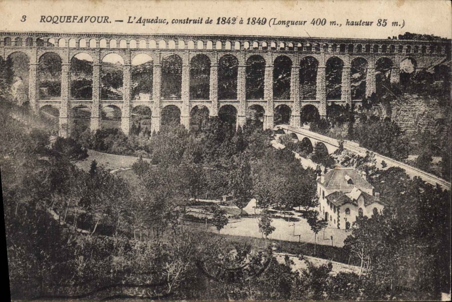 CPA Roquefavour l'Aqueduc construit de 1842 a 1849 
