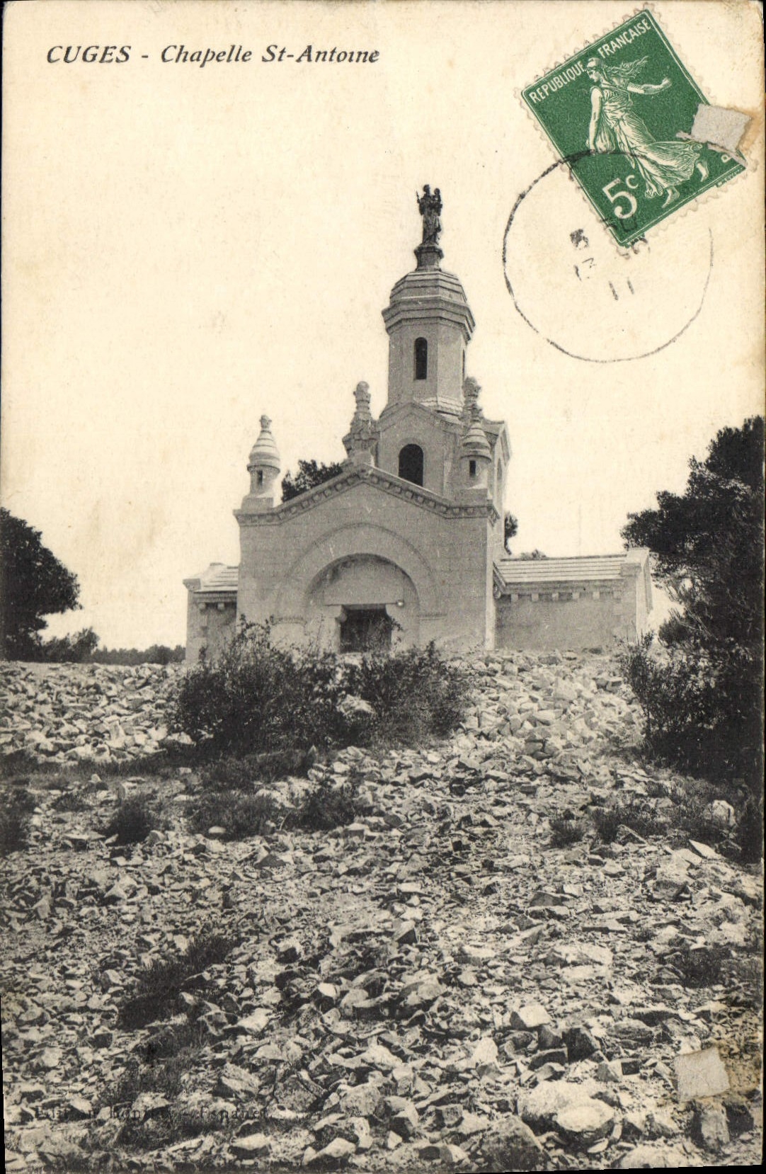 CPA Cuges Chapelle St Antoine 