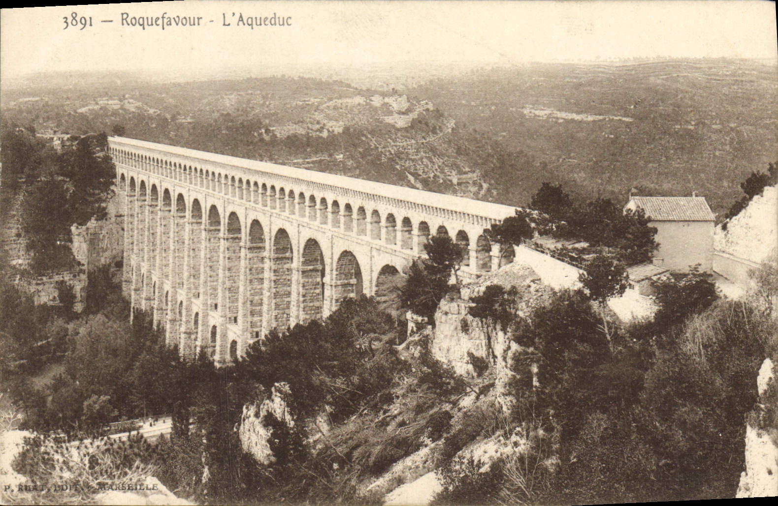 CPA Roquefavour l'Aqueduc 