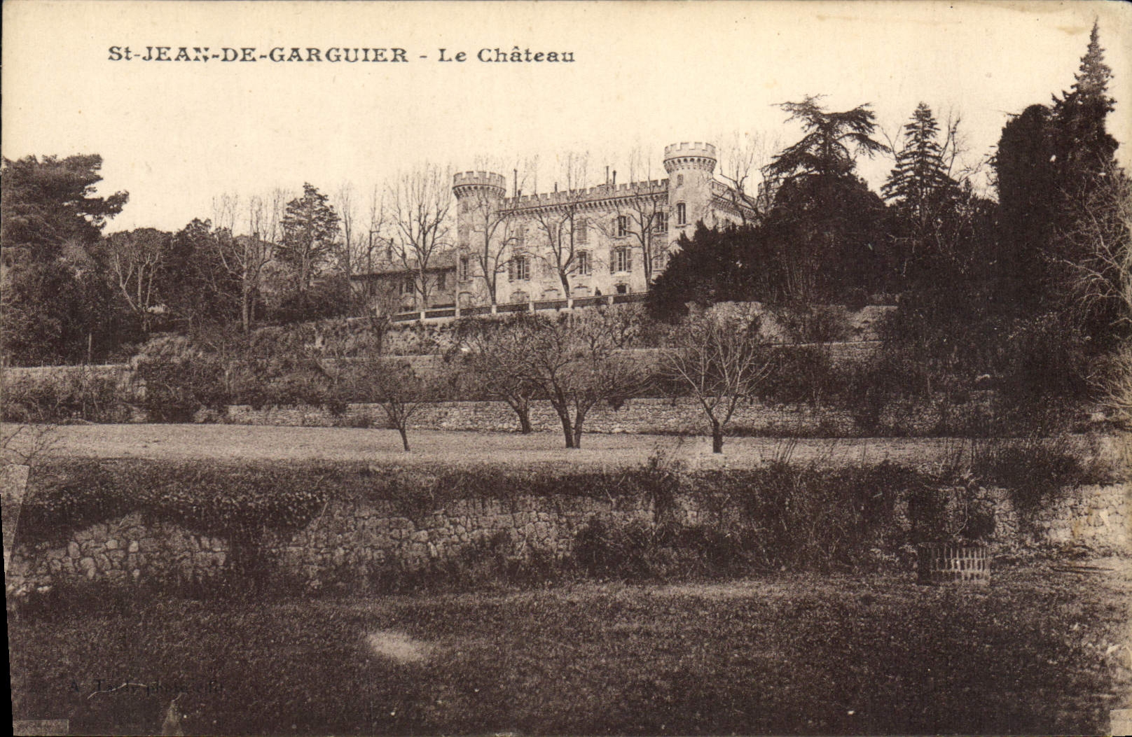 CPA St Jean de Garguier Le Chateau 