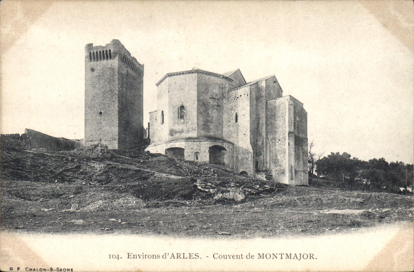 CPA Environs d'Arles Couvent de Montmajor 
