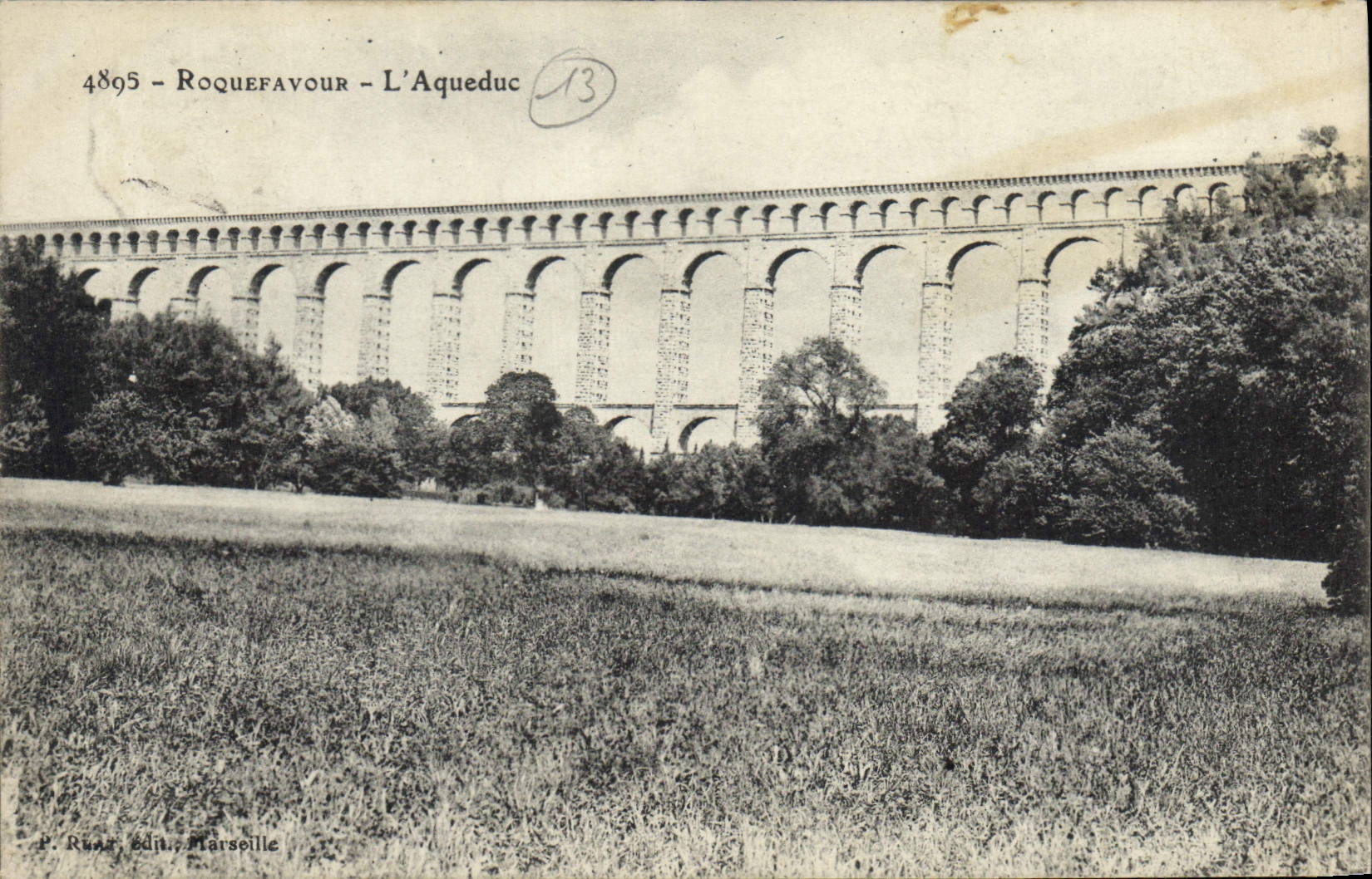 CPA Roquefavour l'Aqueduc 