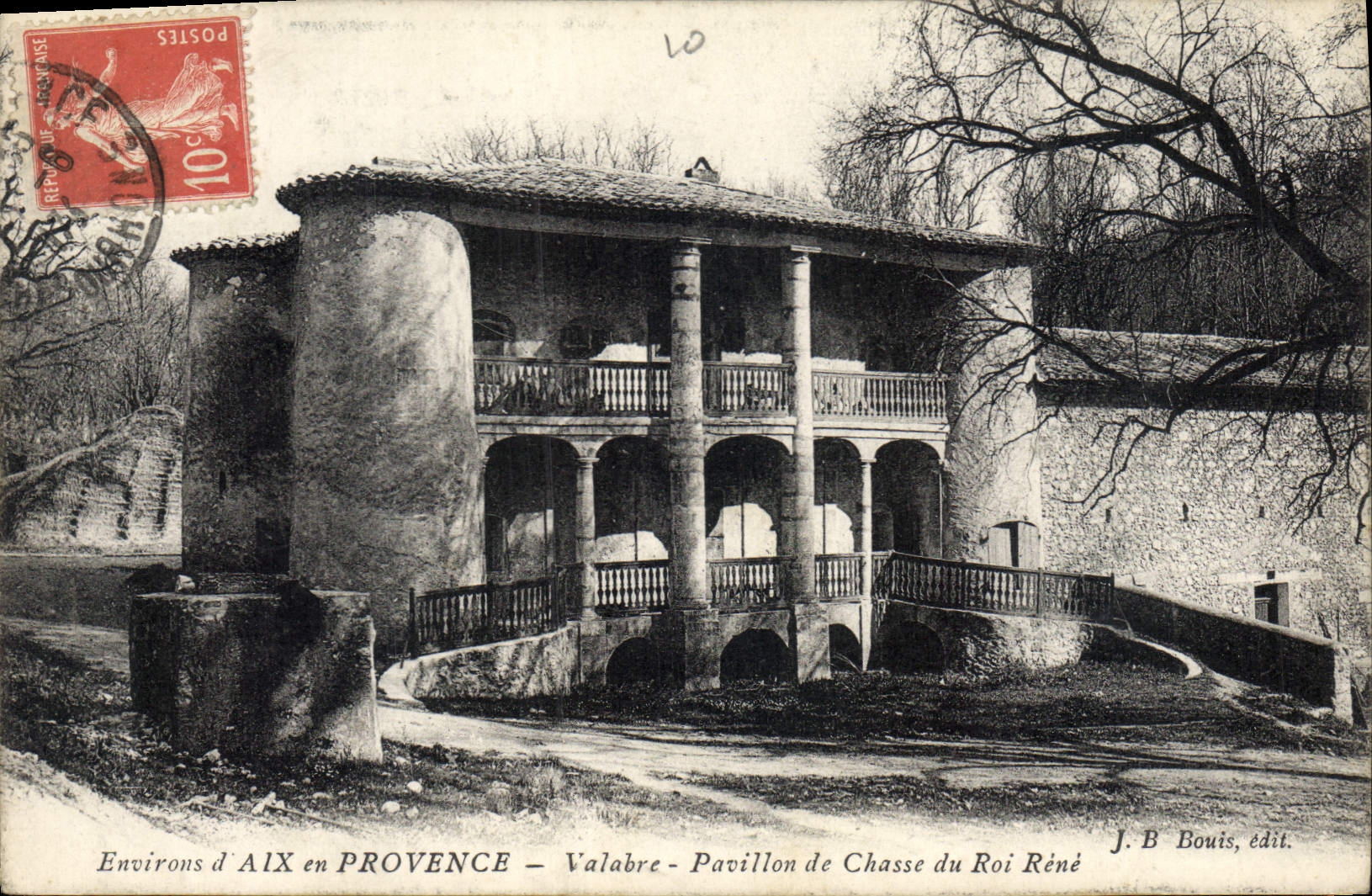 CPA Environs d'Aix en Provence Valabre Pavillon de chasse du Toi Rene 
