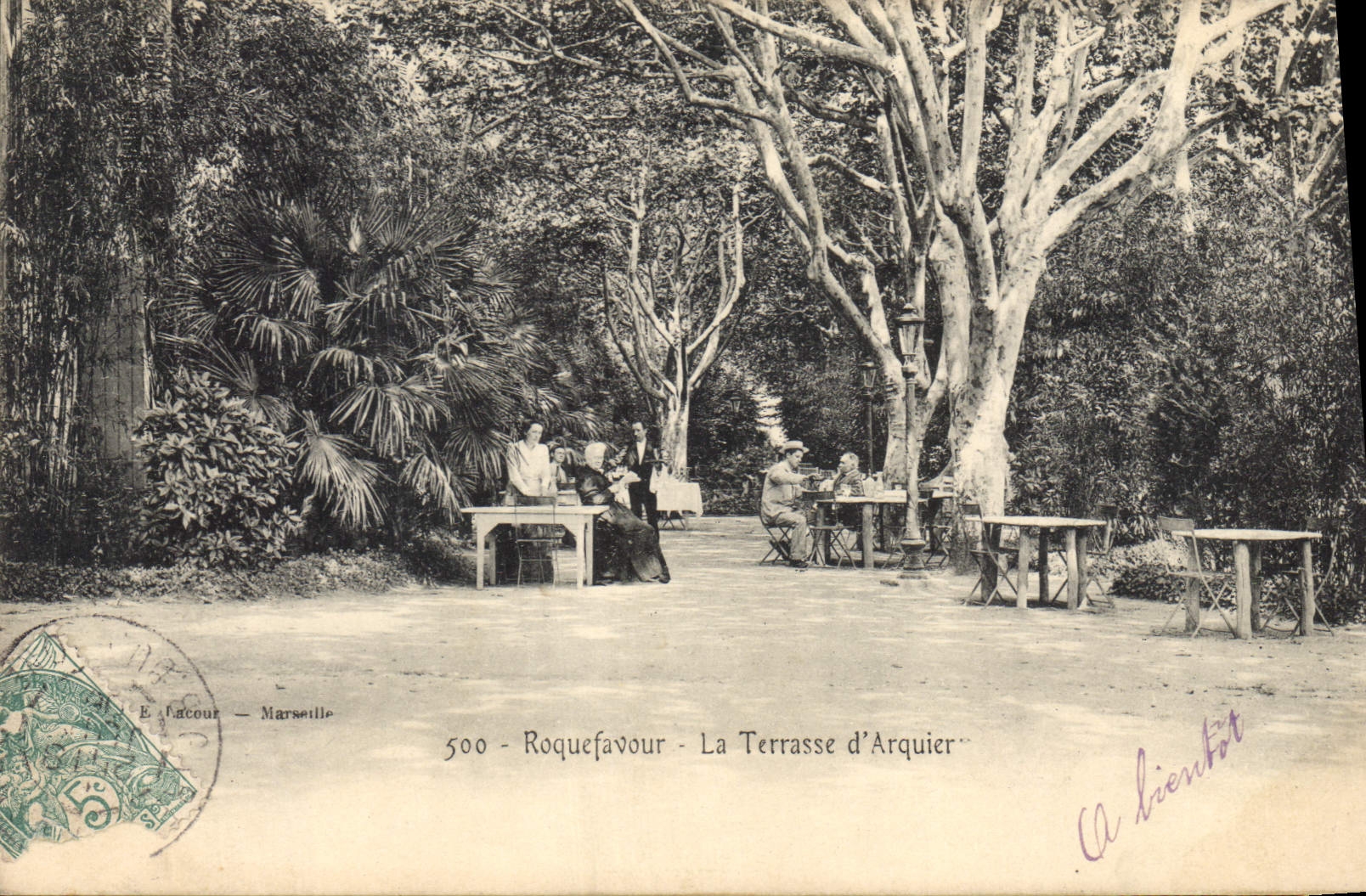 CPA Roquefavour La Terrasse d'Arquier