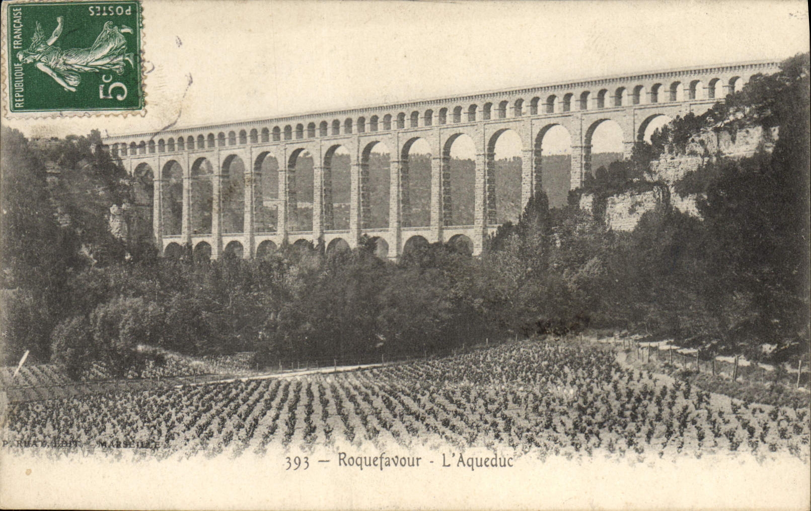 CPA Roquefavour l'Aqueduc 