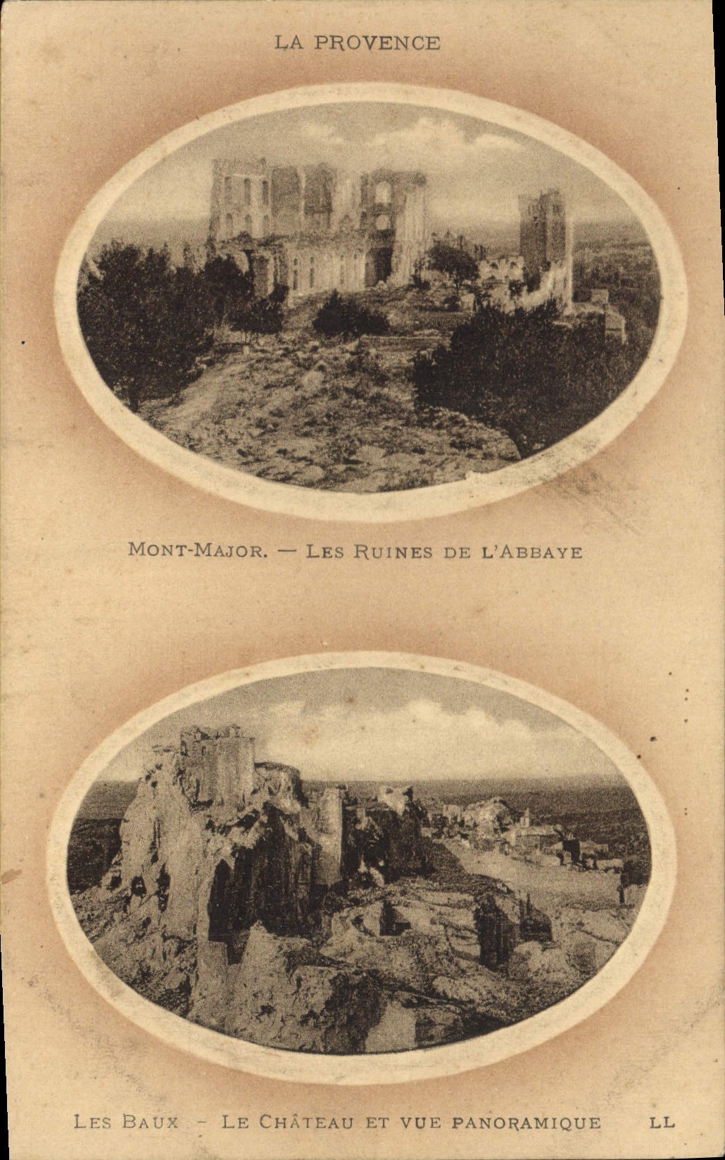 CPA La Provenve Mont major les Ruines de l'Abbaye 