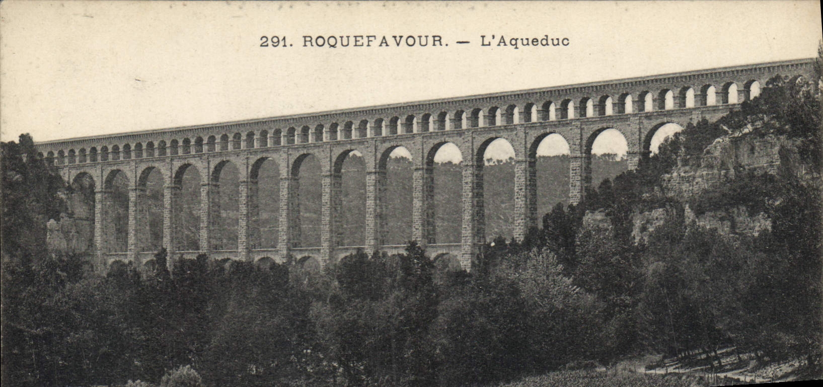 CPA Roquefavour l'Aqueduc 