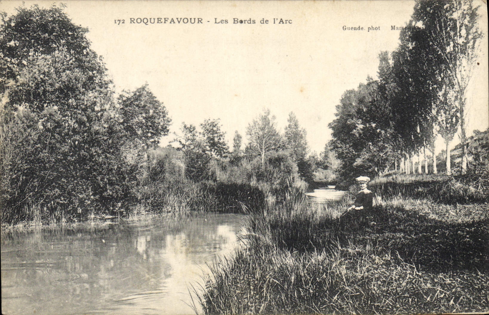 CPA Roquefavour les Bords de l'Arc 