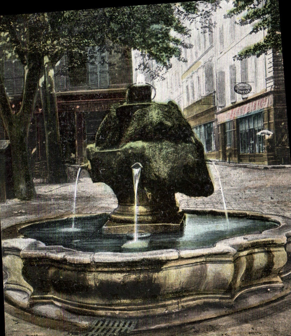 CPA Aix en Provence Cours Mirabeau Fontaine thermale