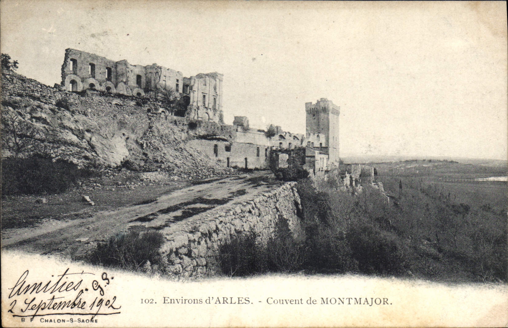 CPA Environs d'Arles couvent de Montmajor 