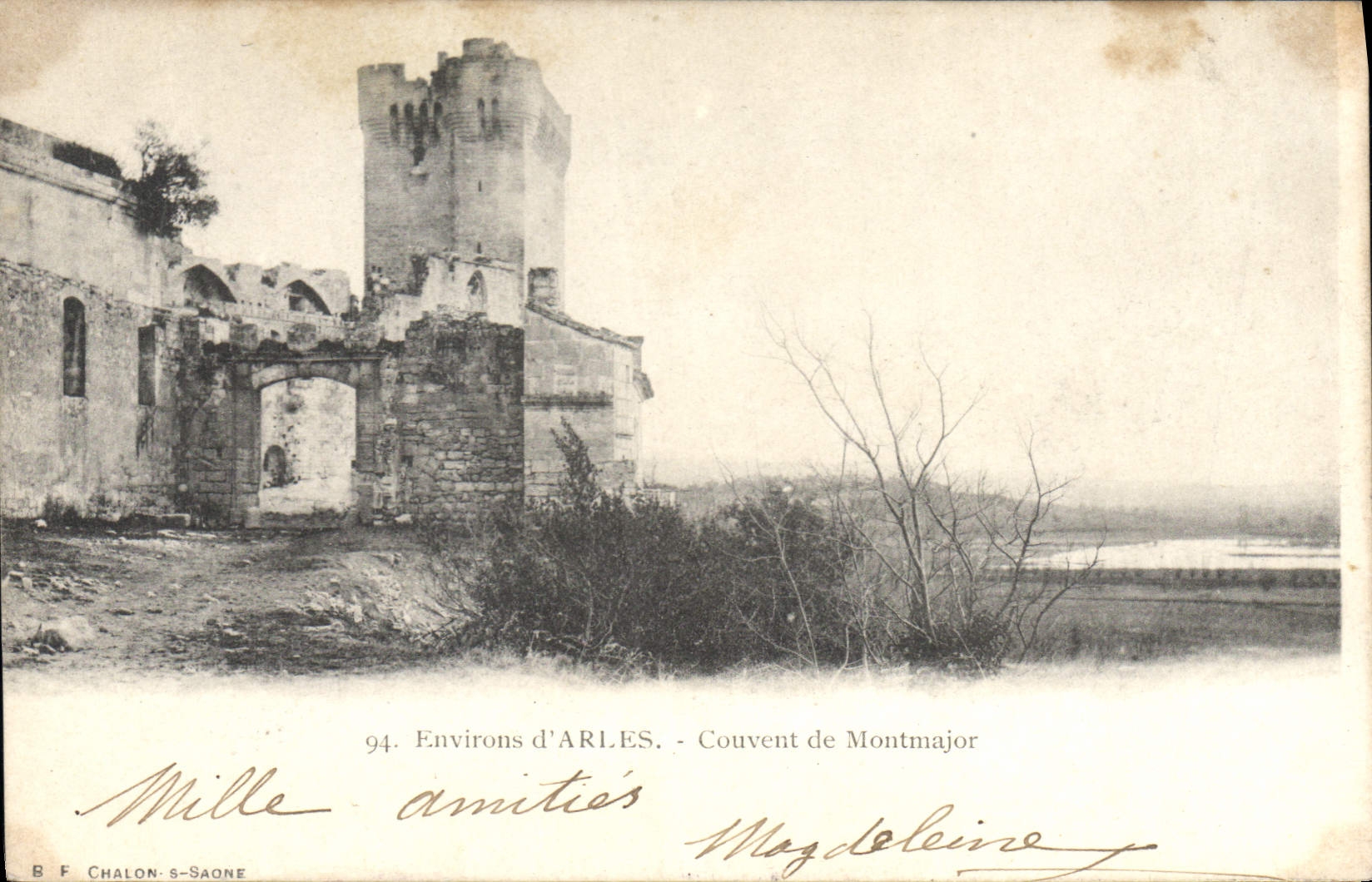 CPA Environs d'Arles couvent de Montmajor 