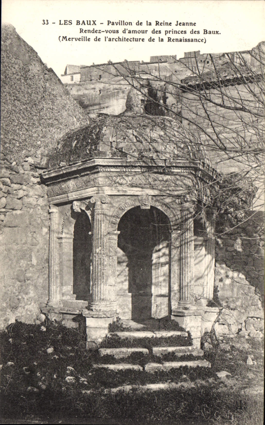 CPA Les Baux Pavillon de la Reine Jeanne Rendez vous d'amour des princes des Baux 