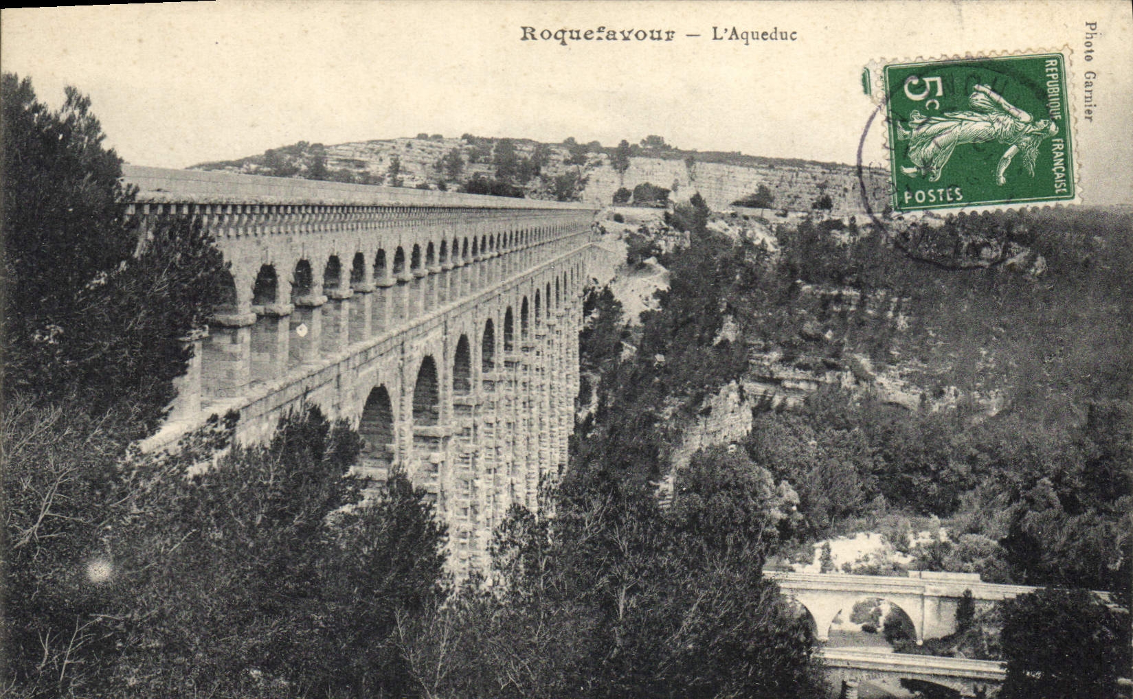 CPA Roquefavour L'Aqueduc 