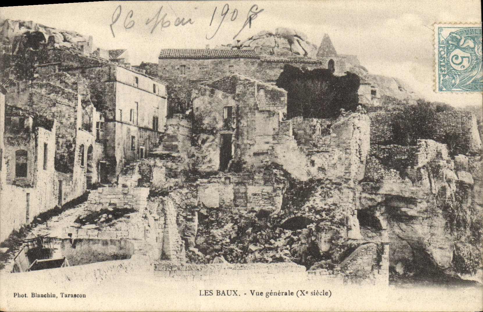 CPA LES BAUX Vue generale 