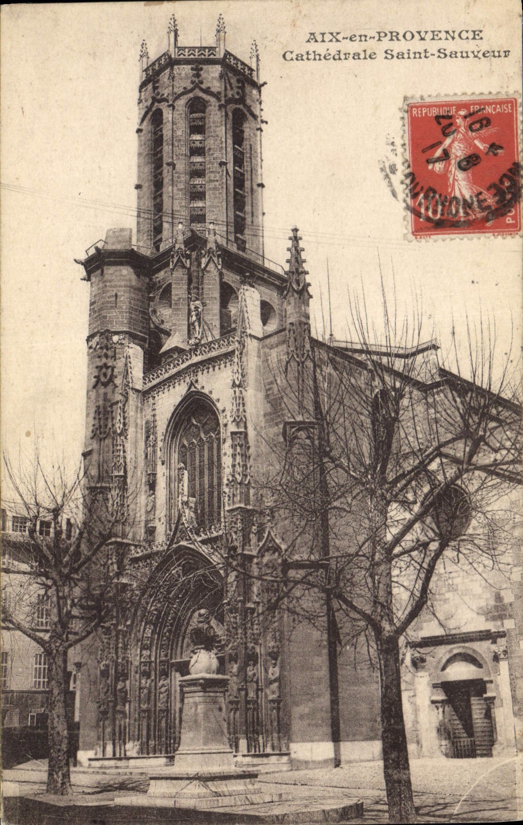 CPA Aix en Provence Cathedrale Saint Sauveur