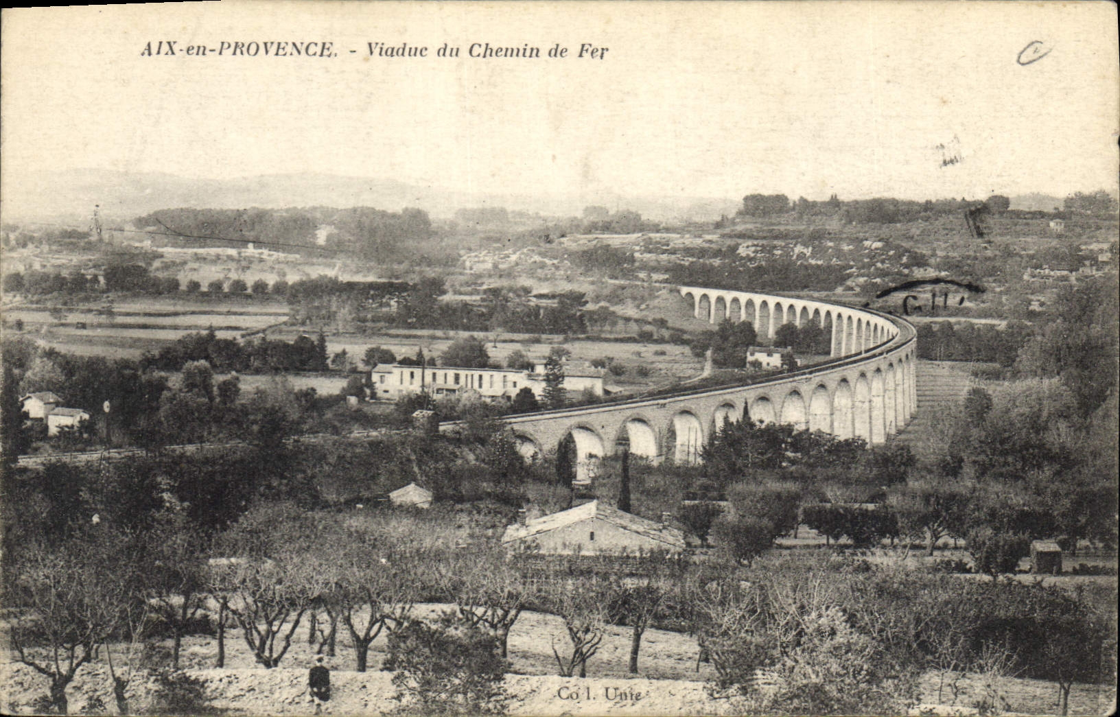 CPA Aix en Provence Viaduc du Chemin de Fer 