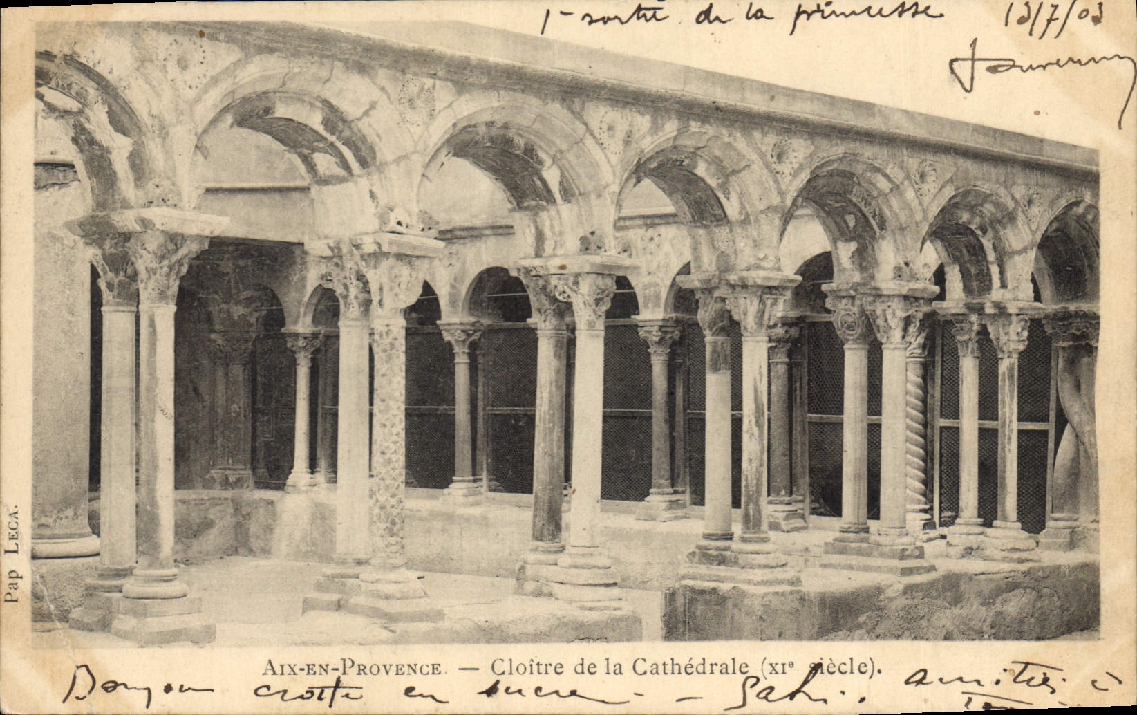 CPA Aix en Provence Cloitre de la Cathedrale 