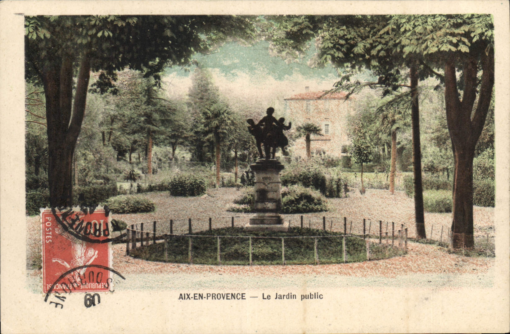 CPA Aix en Provence Le Jardin public 