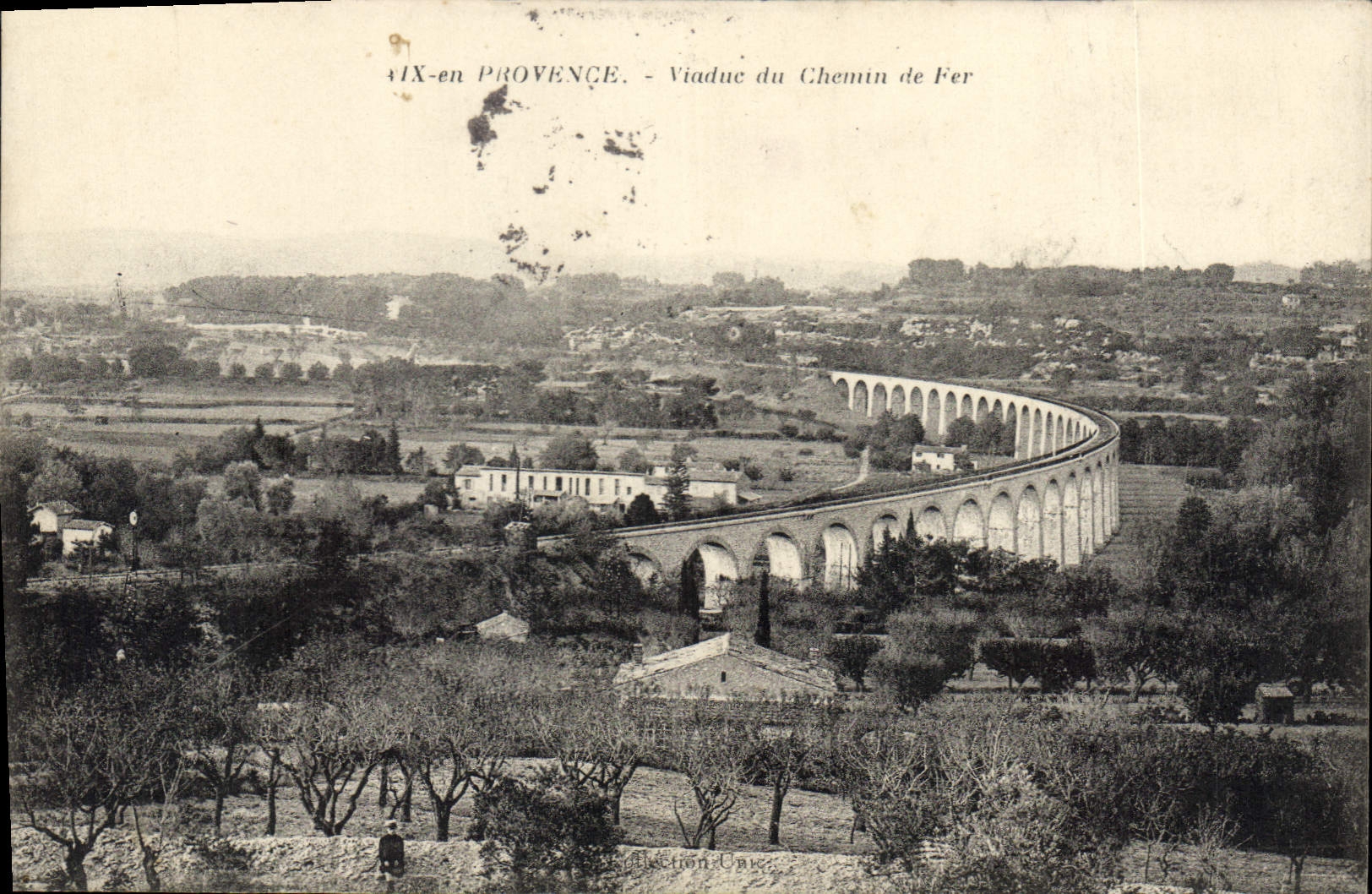 CPA Aix en Provence Viaduc du Chemin de Fer 