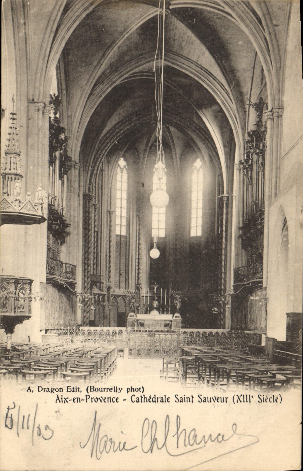 CPA Aix en Provence cathedrale Saint Sauveur XIII siecle 