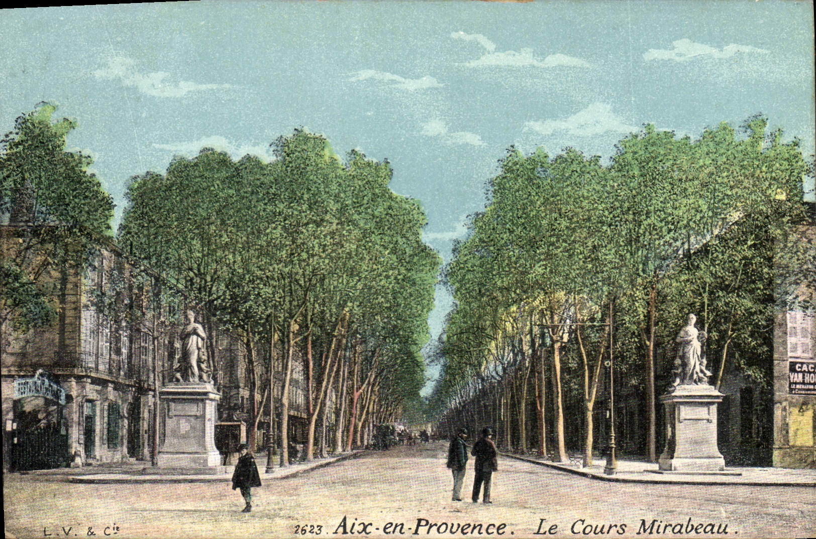 CPA Aix en Provence le Cours Mirabeau 