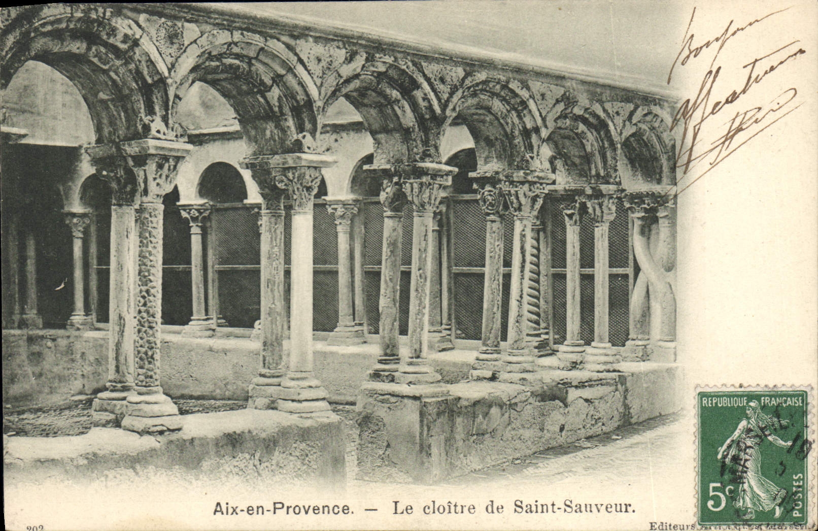 CPA Aix en Provence le Cloitre de Saint Sauveur 