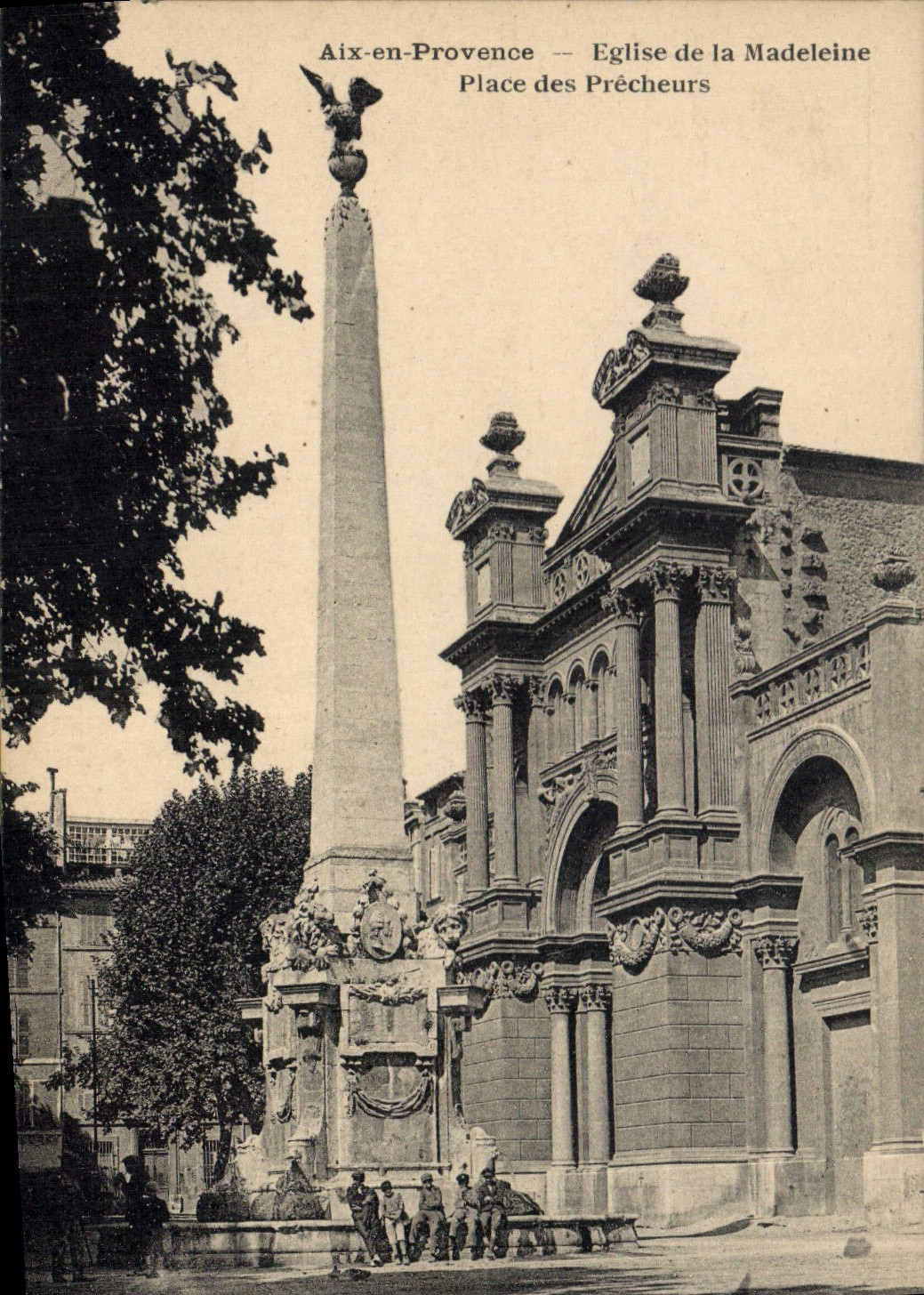 CPA Aix en Provence Eglise de la Madeleine place des Precheurs 