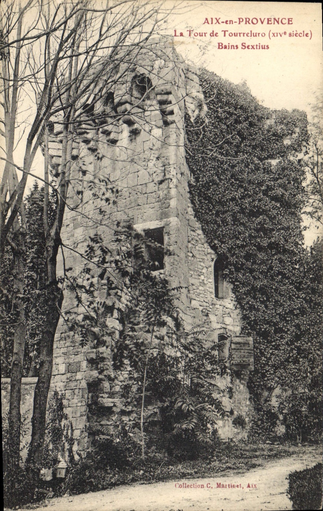 CPA Aix en Provence la tour de Tourreluro XIV siecle Bains Sextius 