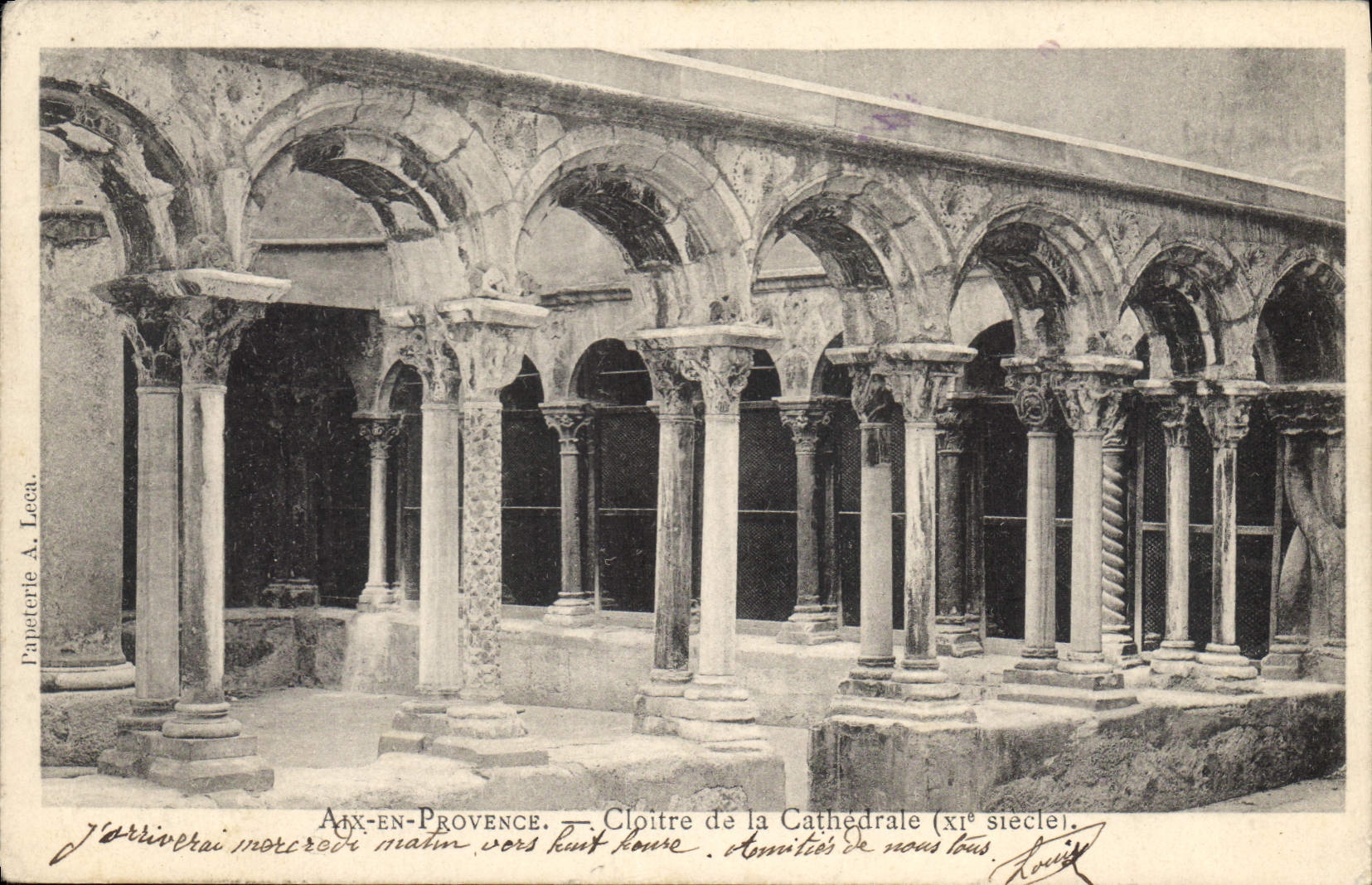 CPA Aix en Provence Cloitre de la cathedrale XI siecle