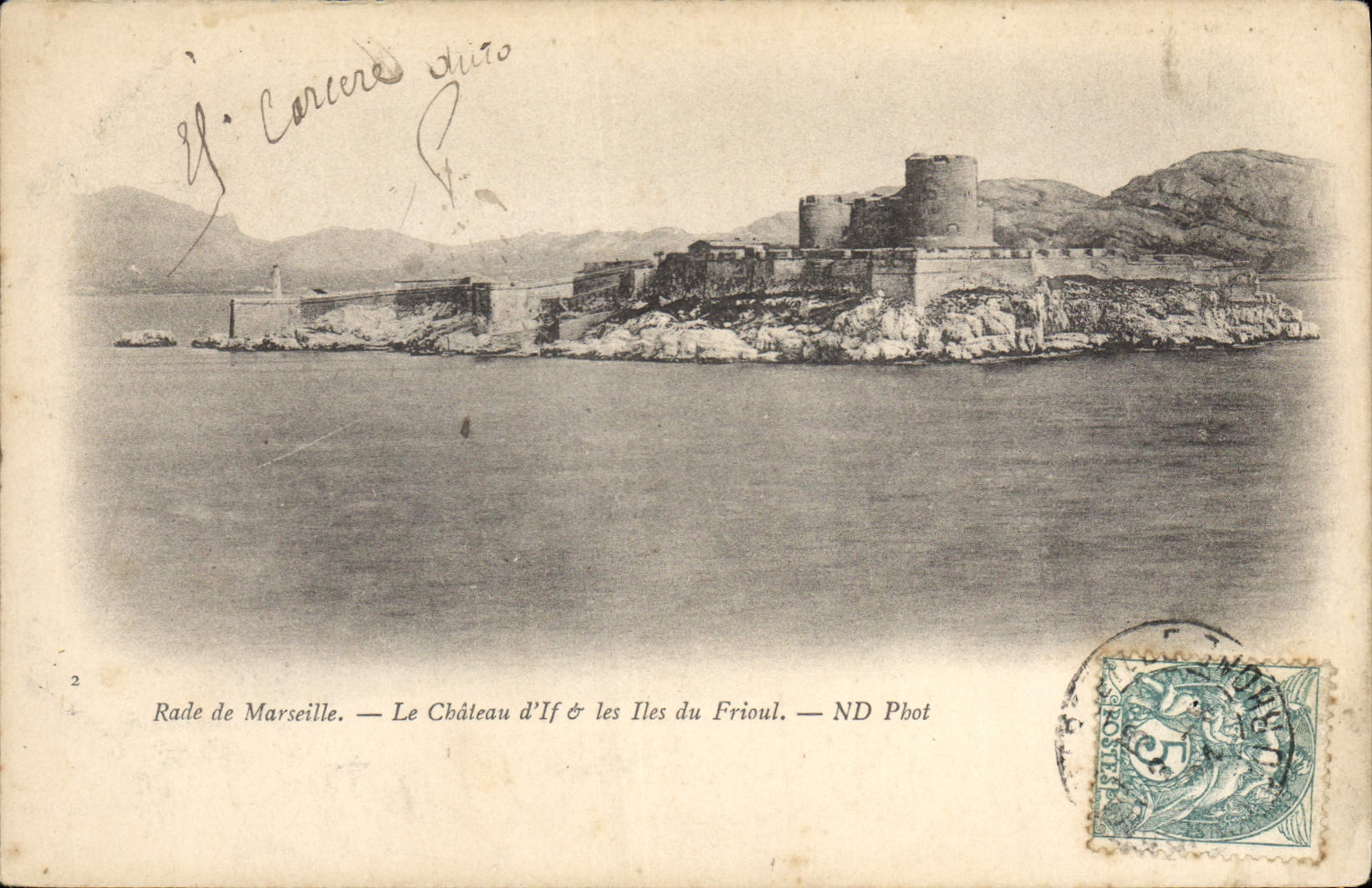 CPA Rade de Marseille le chateau d'If et les Iles du Frioul