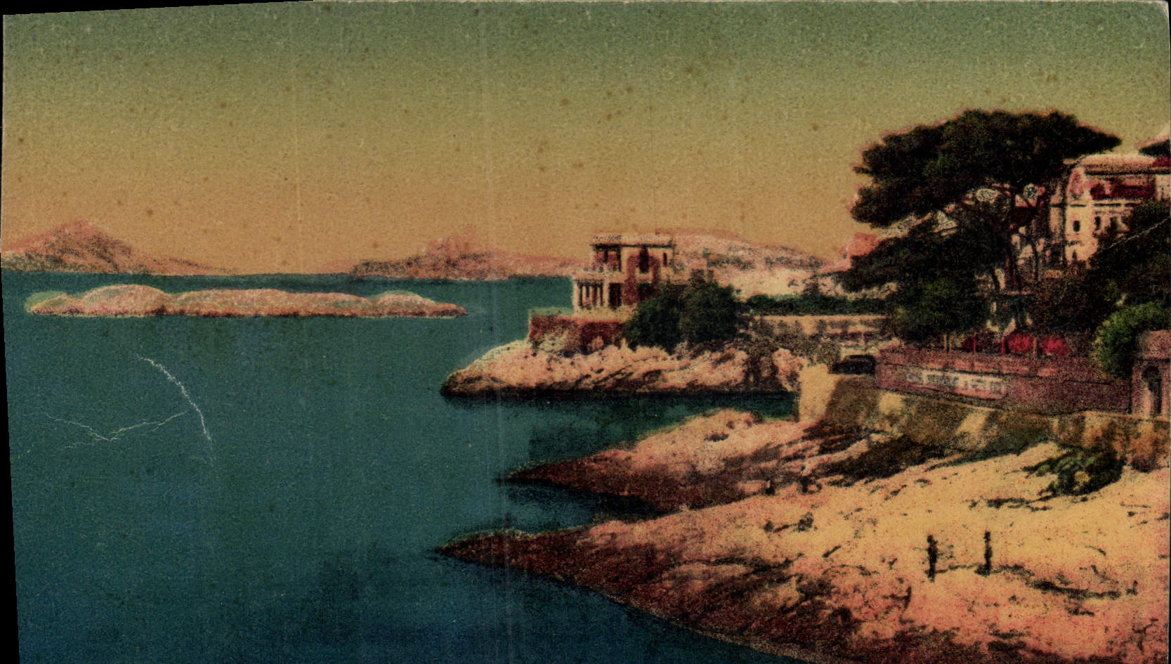 CPA Marseille Promenade de la Corniche le Petit Nice 