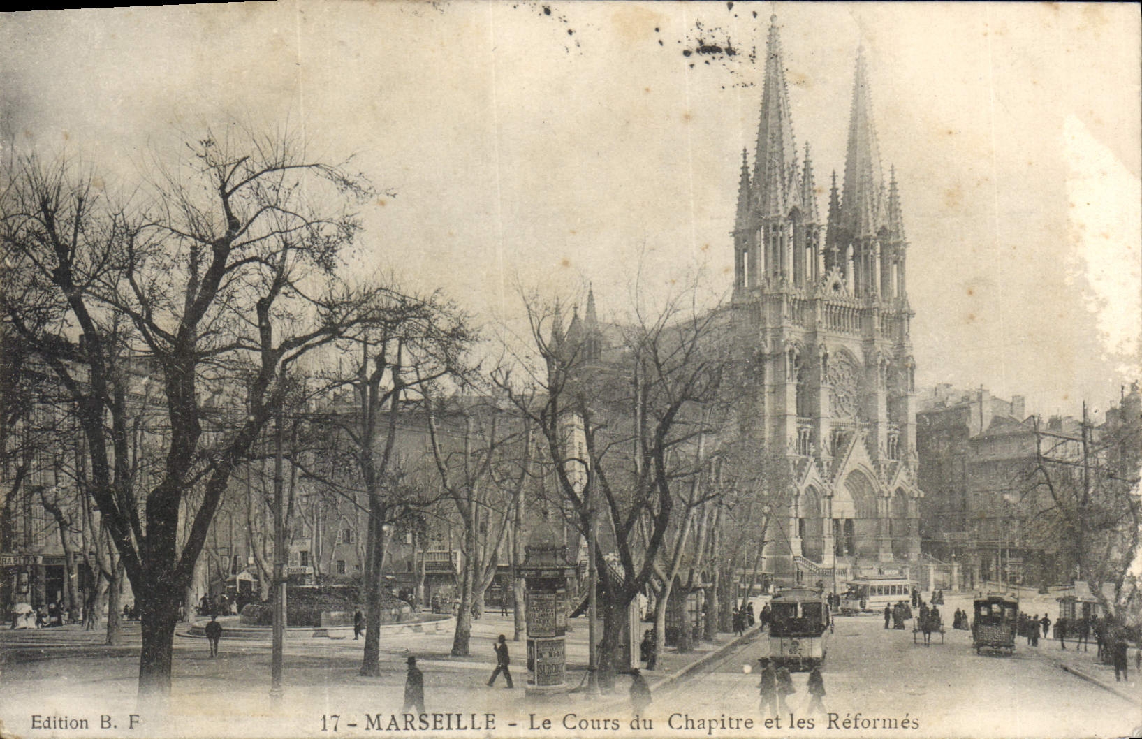 CPA Marseille le cours du Chapitre et les Reformes 