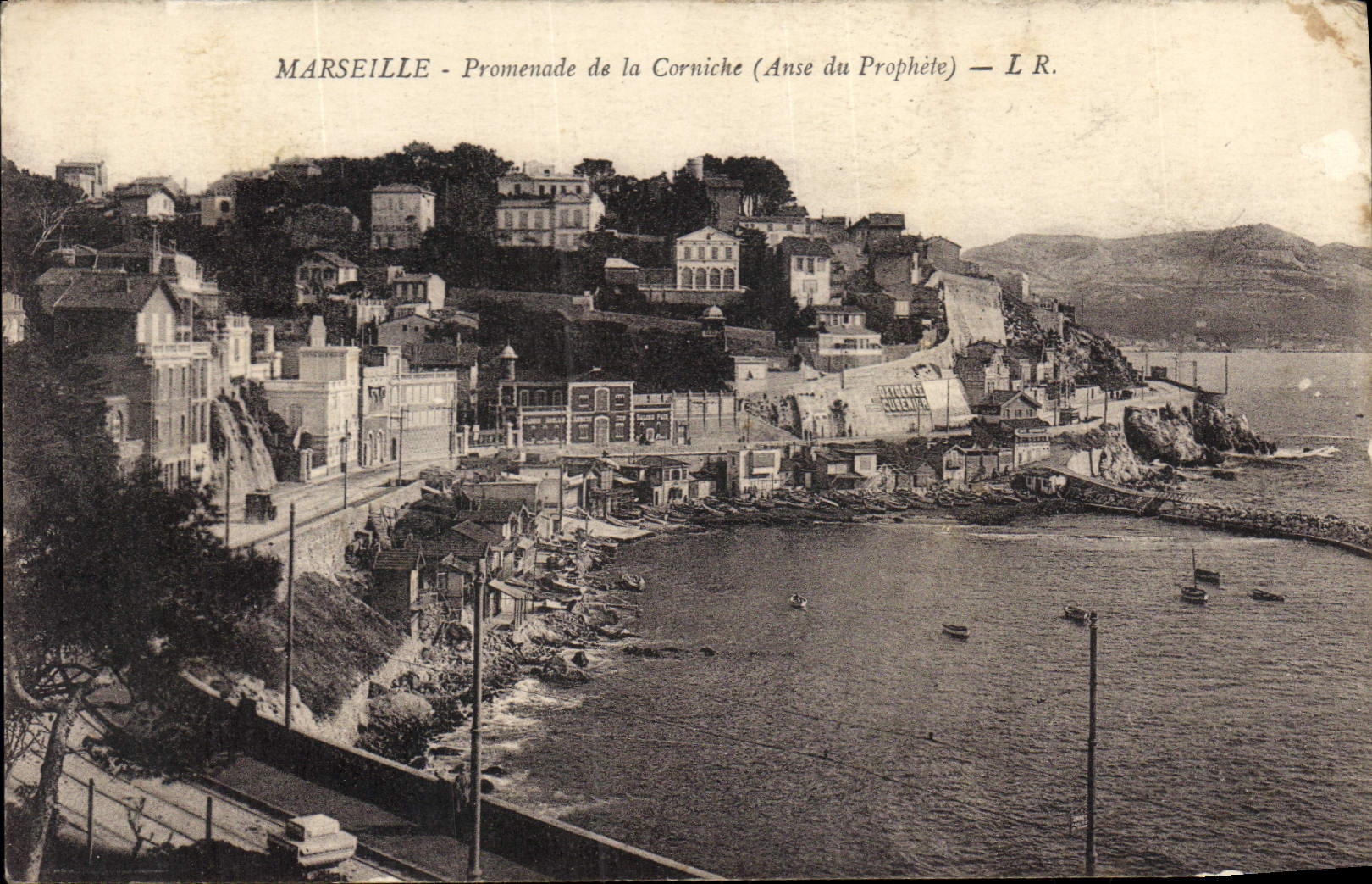 CPA Marseille Promenade de la Corniche Anse du Prophete 
