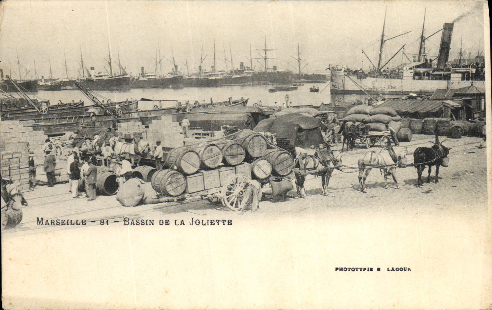 CPA Marseille Bassin de la Jolliette 