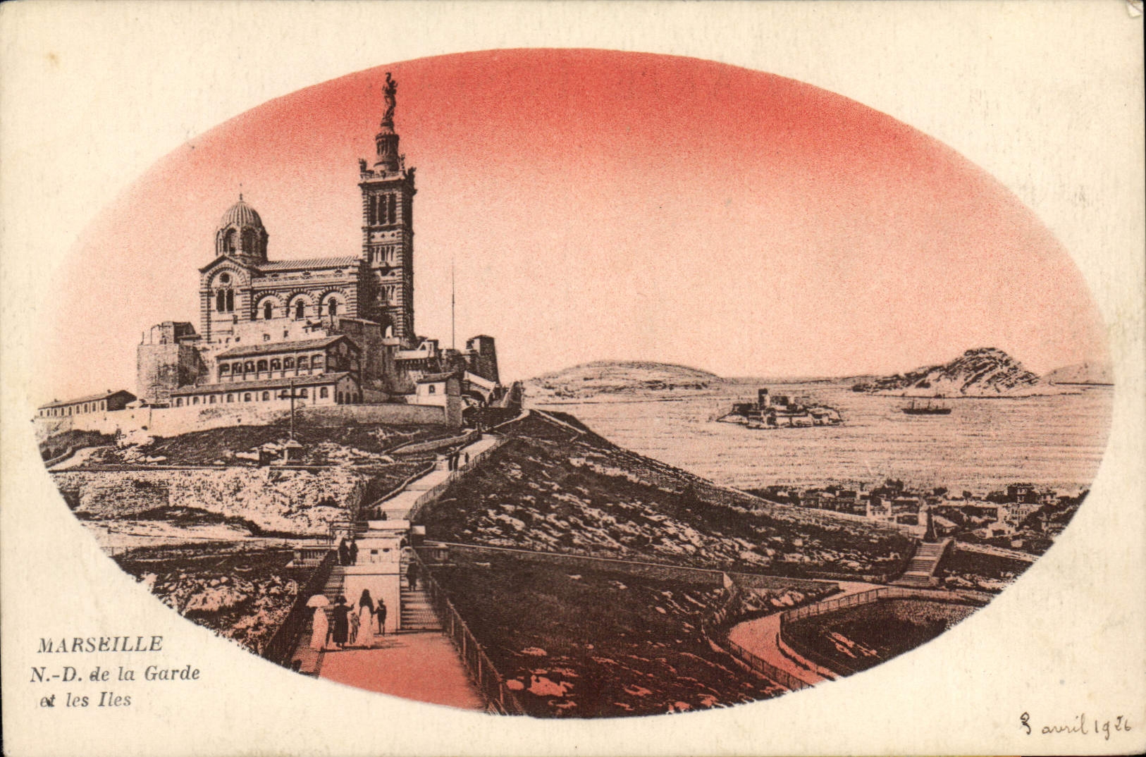 CPA Marseille N D de la Garde et les Iles 