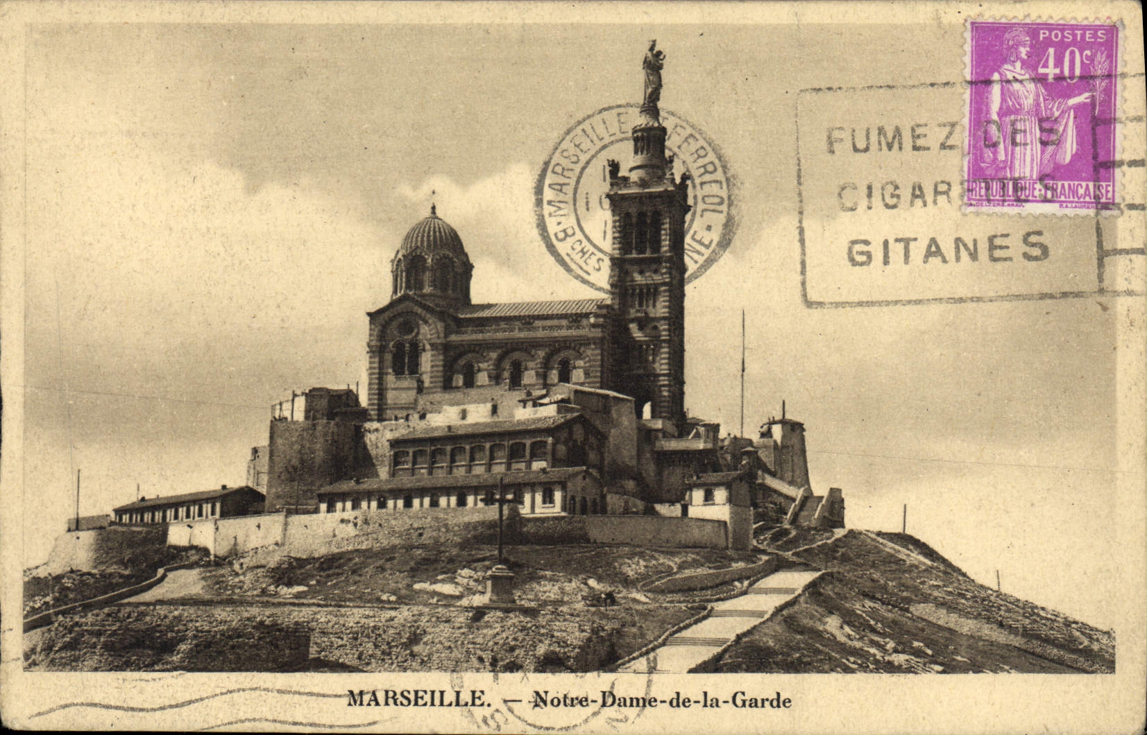 CPA Marseille Notre Dame de la Garde 