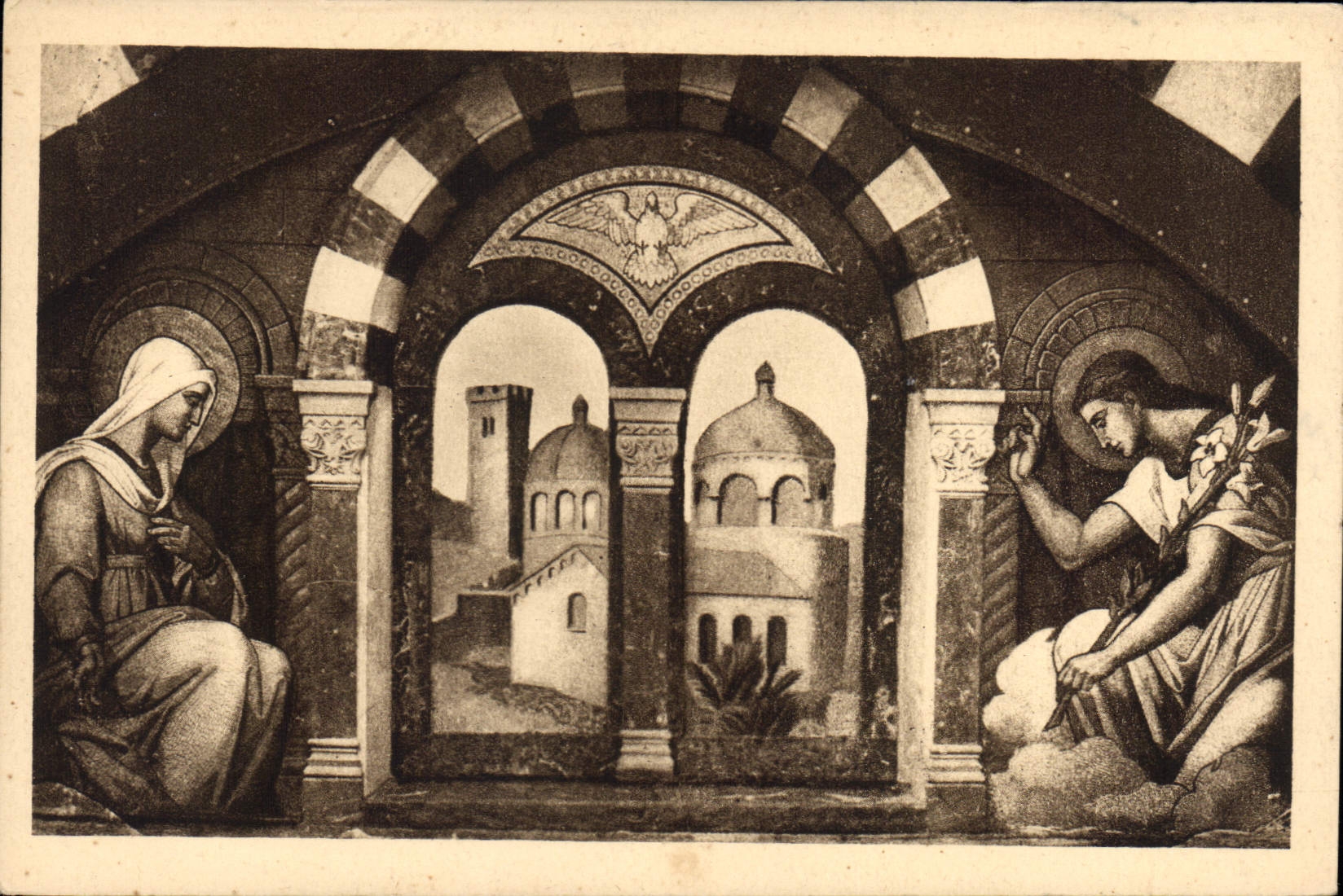 CPA Marseille N D de la Garde au Chevet l'Annonciation Mosaique 