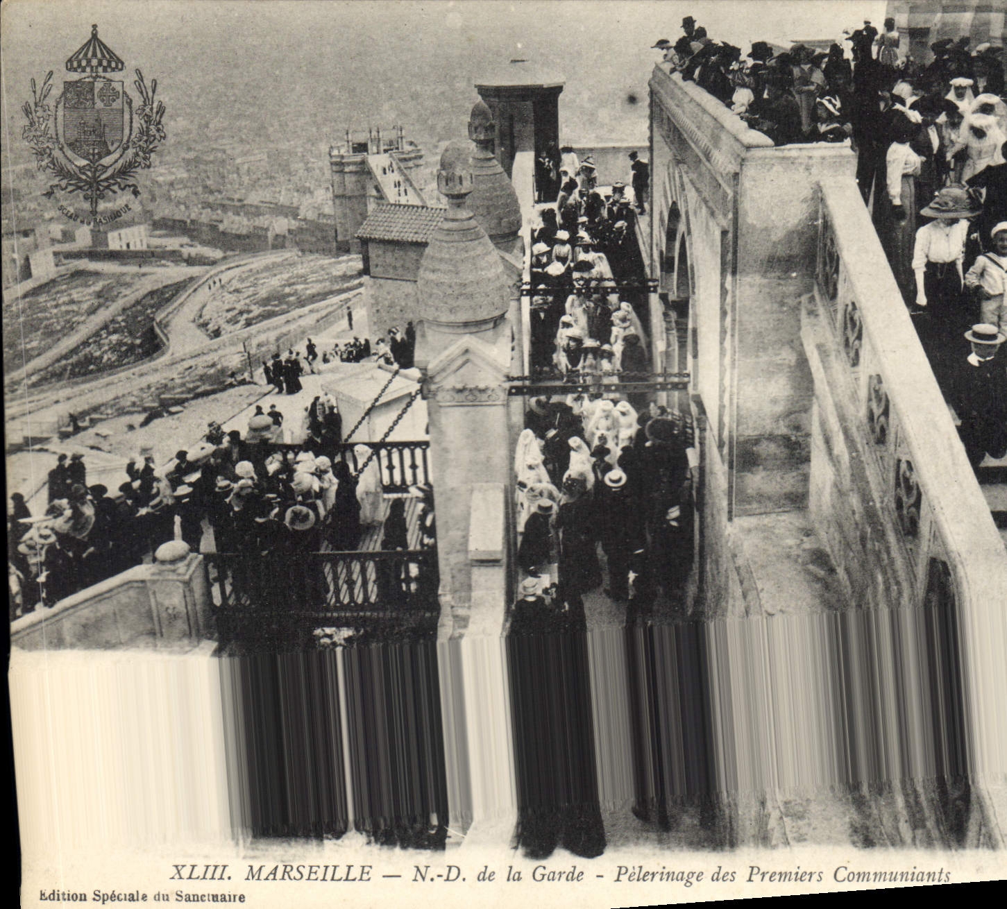 CPA Marseille N D de la Garde Pelerinage des Premiers Communiants 