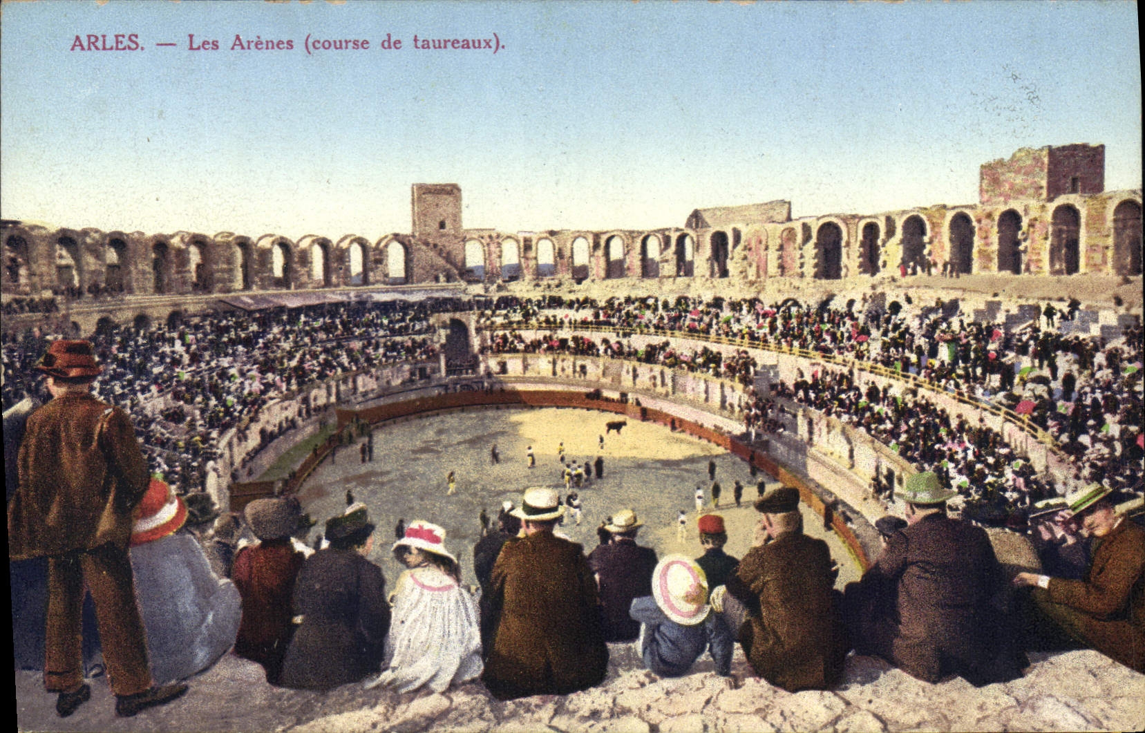 CPA ARLES Les Arenes 