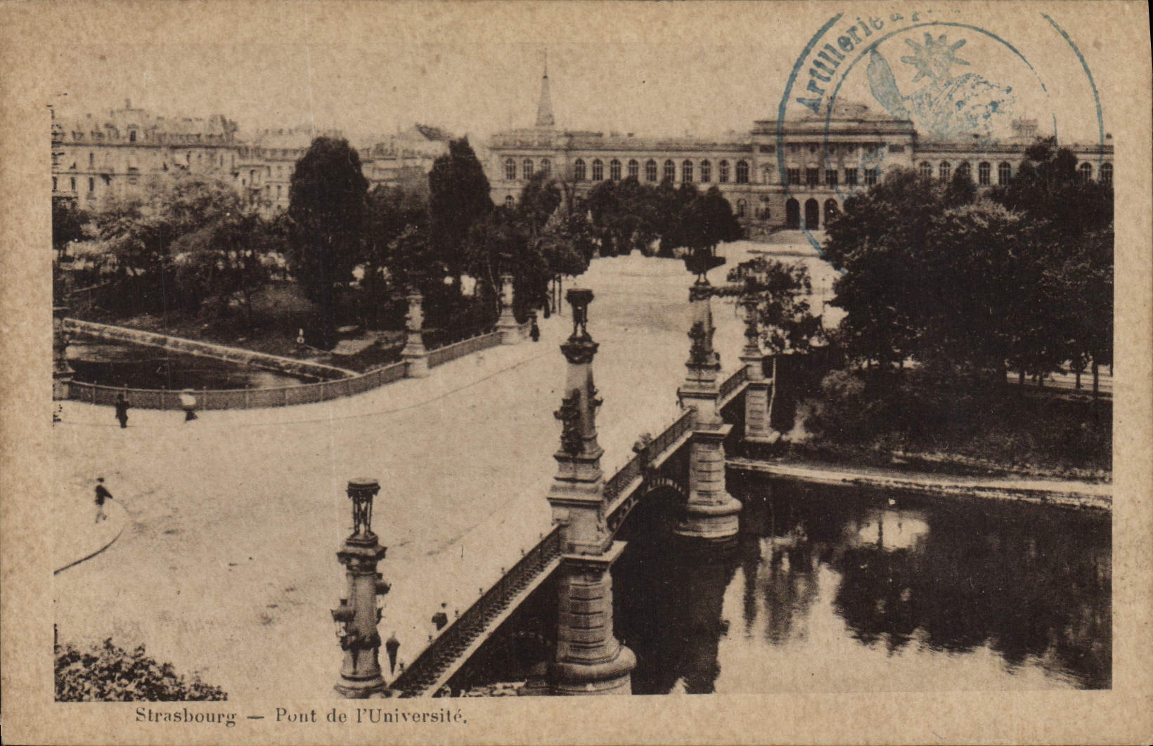 CPA Strasbourg pont de L'Universite