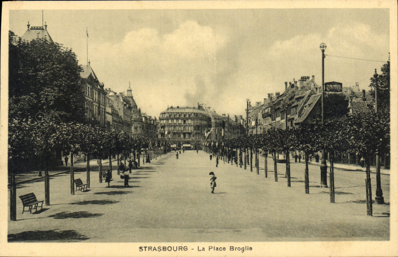 CPA STRASBOURG La place broglie