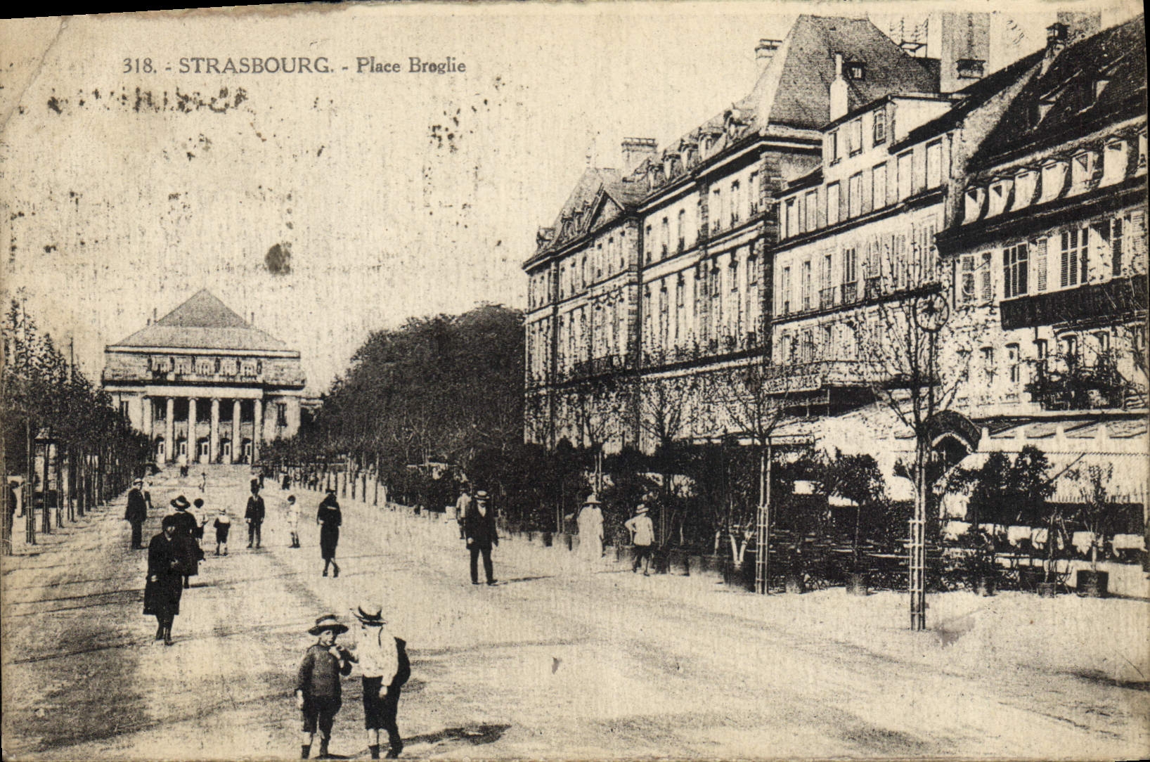 CPA STRASBOURG Place Broglie