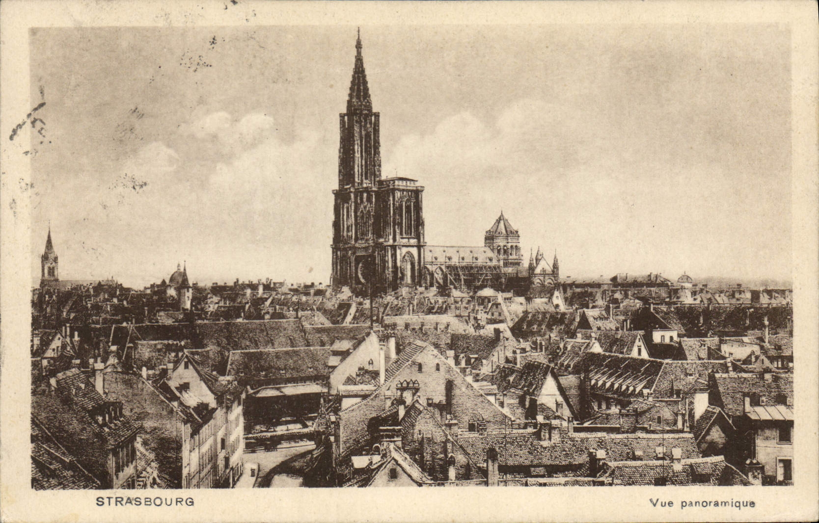 CPA STRASBOURG Vue panoramique